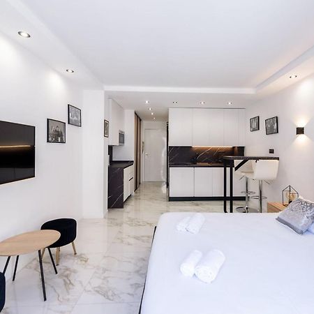 Large Studio - 50M Cannes Beach - Terrace Sea View Εξωτερικό φωτογραφία