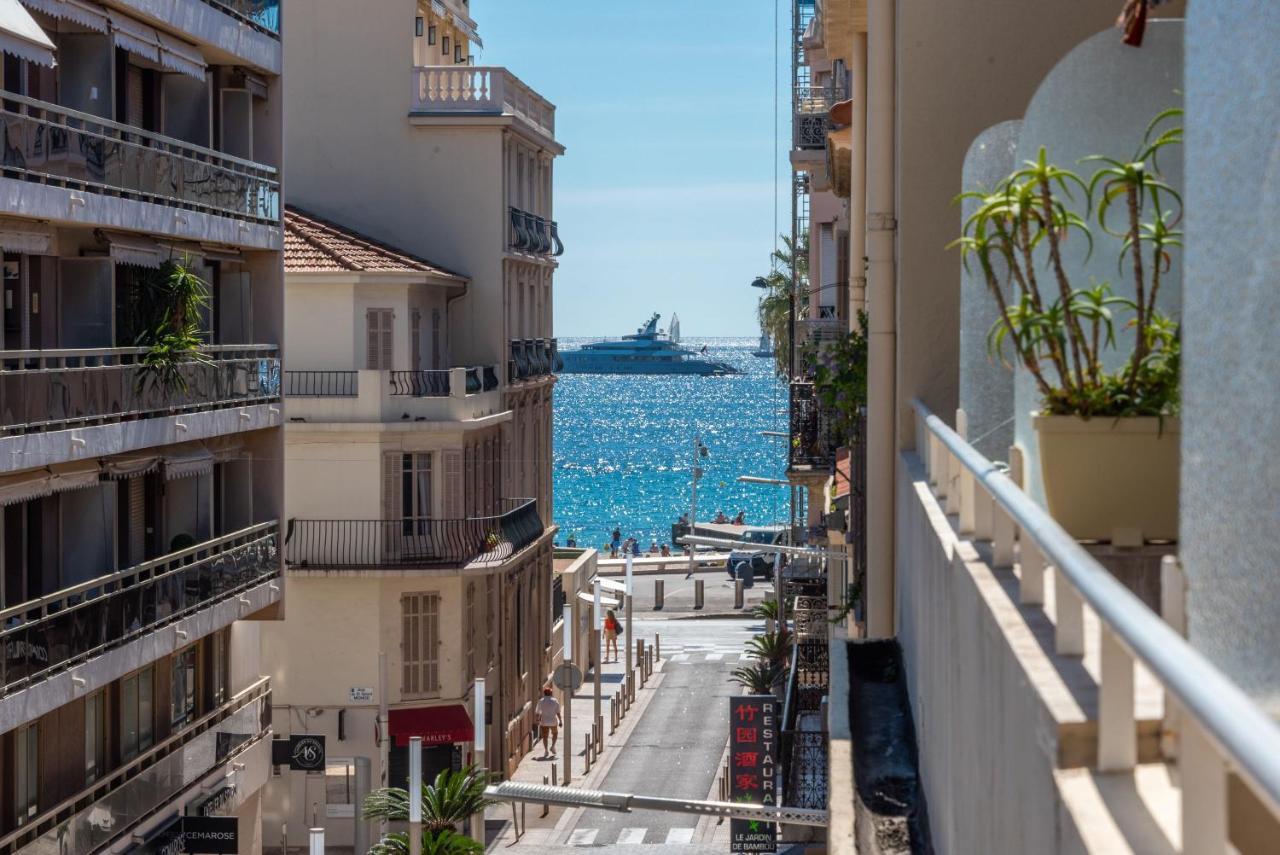 Large Studio - 50M Cannes Beach - Terrace Sea View Εξωτερικό φωτογραφία