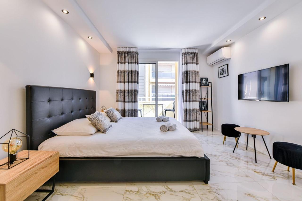 Large Studio - 50M Cannes Beach - Terrace Sea View Εξωτερικό φωτογραφία