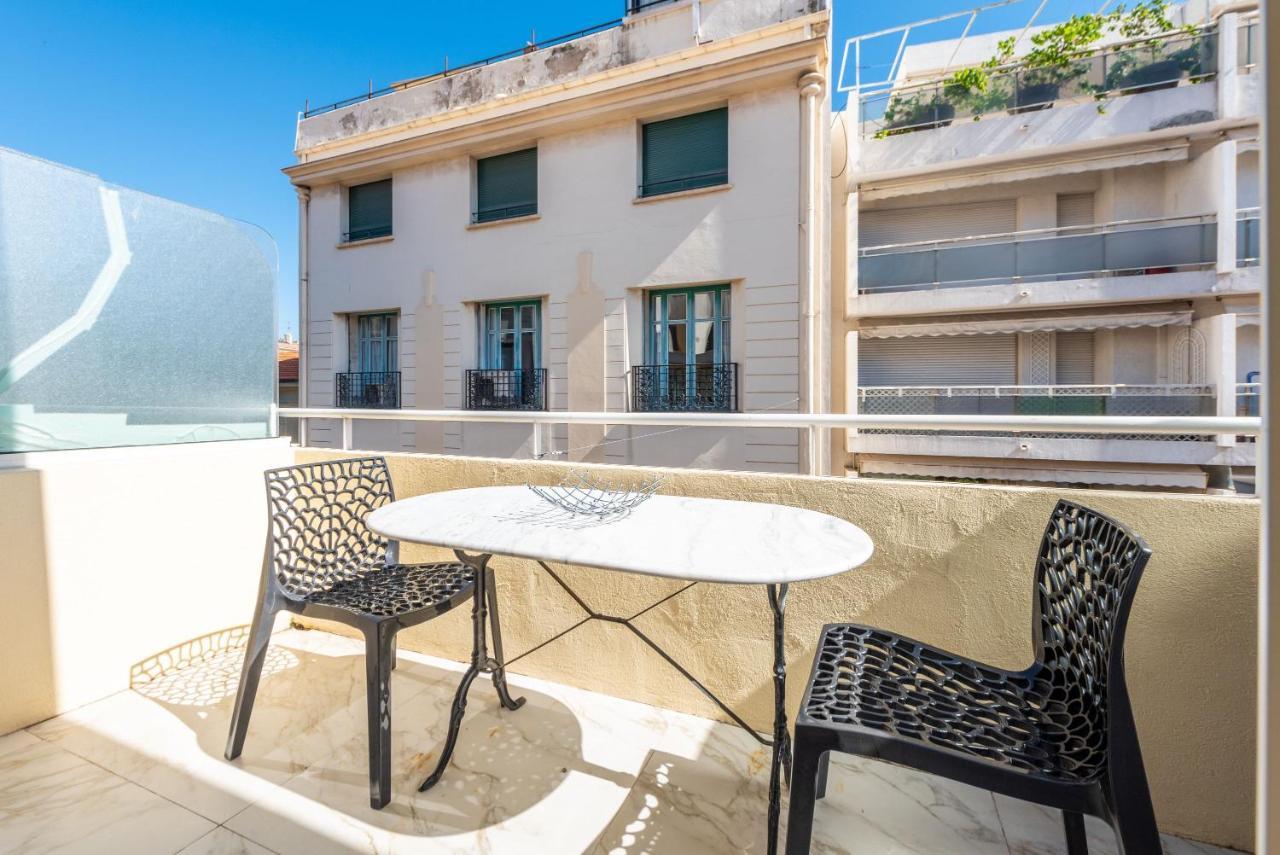 Large Studio - 50M Cannes Beach - Terrace Sea View Εξωτερικό φωτογραφία