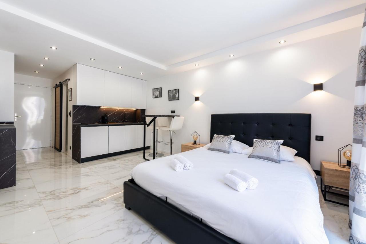 Large Studio - 50M Cannes Beach - Terrace Sea View Εξωτερικό φωτογραφία