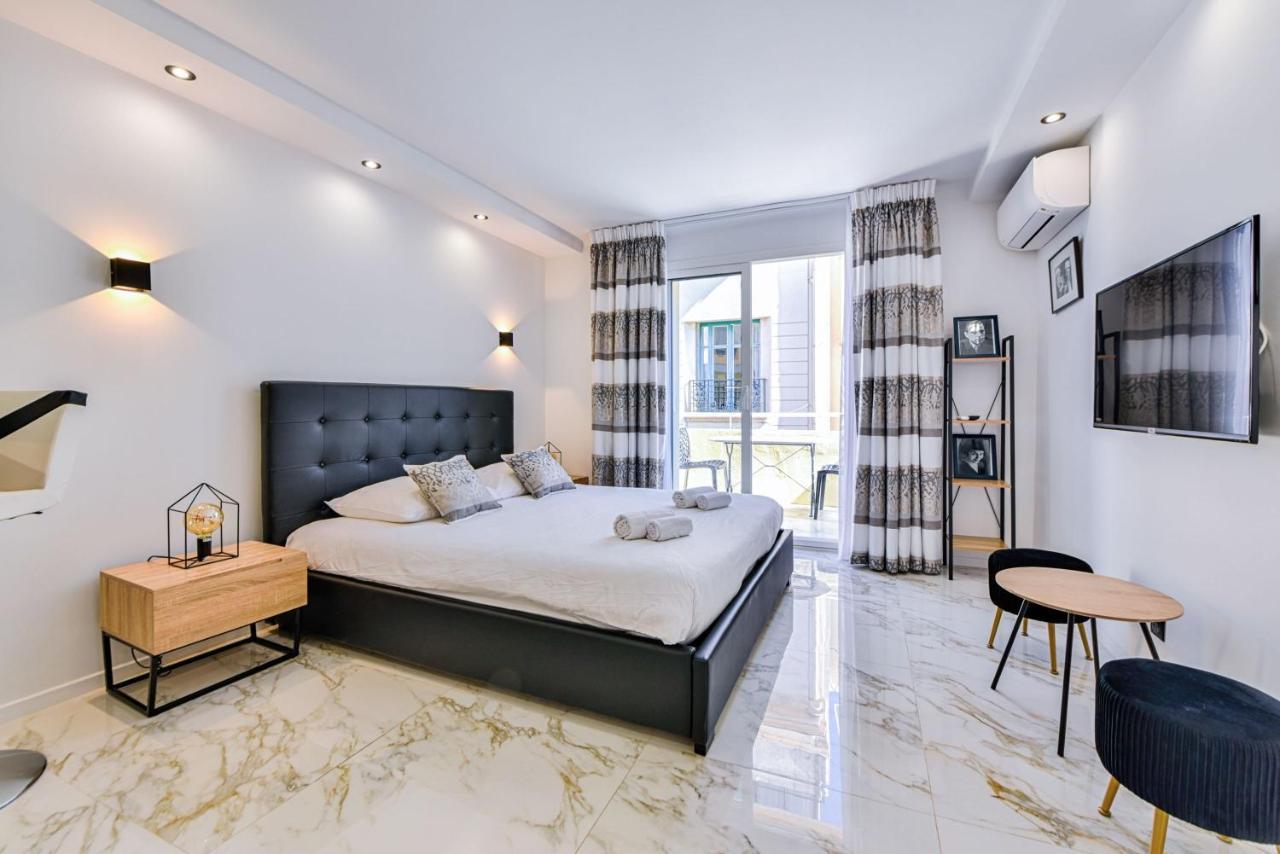 Large Studio - 50M Cannes Beach - Terrace Sea View Εξωτερικό φωτογραφία